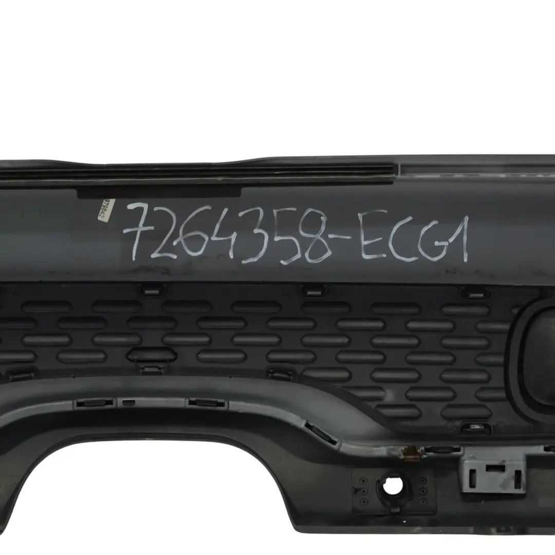 Mini Cooper S R56 R57 LCI Complete Rear Bumper Trim Eclipse Grey Metallic - B24 - SKU 7264358-ECG1 - Part number 7264358