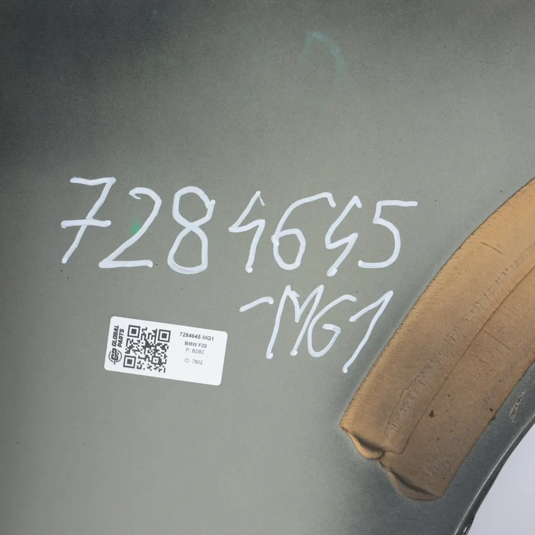 Pannello Laterale Parafango Anteriore Sinistro Mineral Grau - B39 per BMW F20 F21 con numero di parte 7284645 BMW F20 F21 Pannello Laterale Parafango Anteriore Sinistro Mineral Grau - B39 - SKU 7284645-MG1 - Numero di parte 7284645