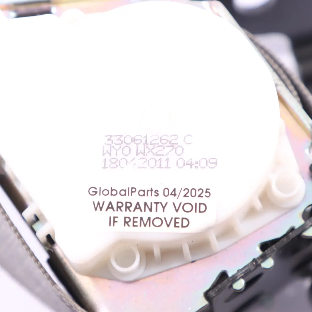 BMW F11 Ceinture Sécurité Arrière Supérieure Gauche Touring Gris Everest - SKU 7285871 - Numéro de pièce 7285871