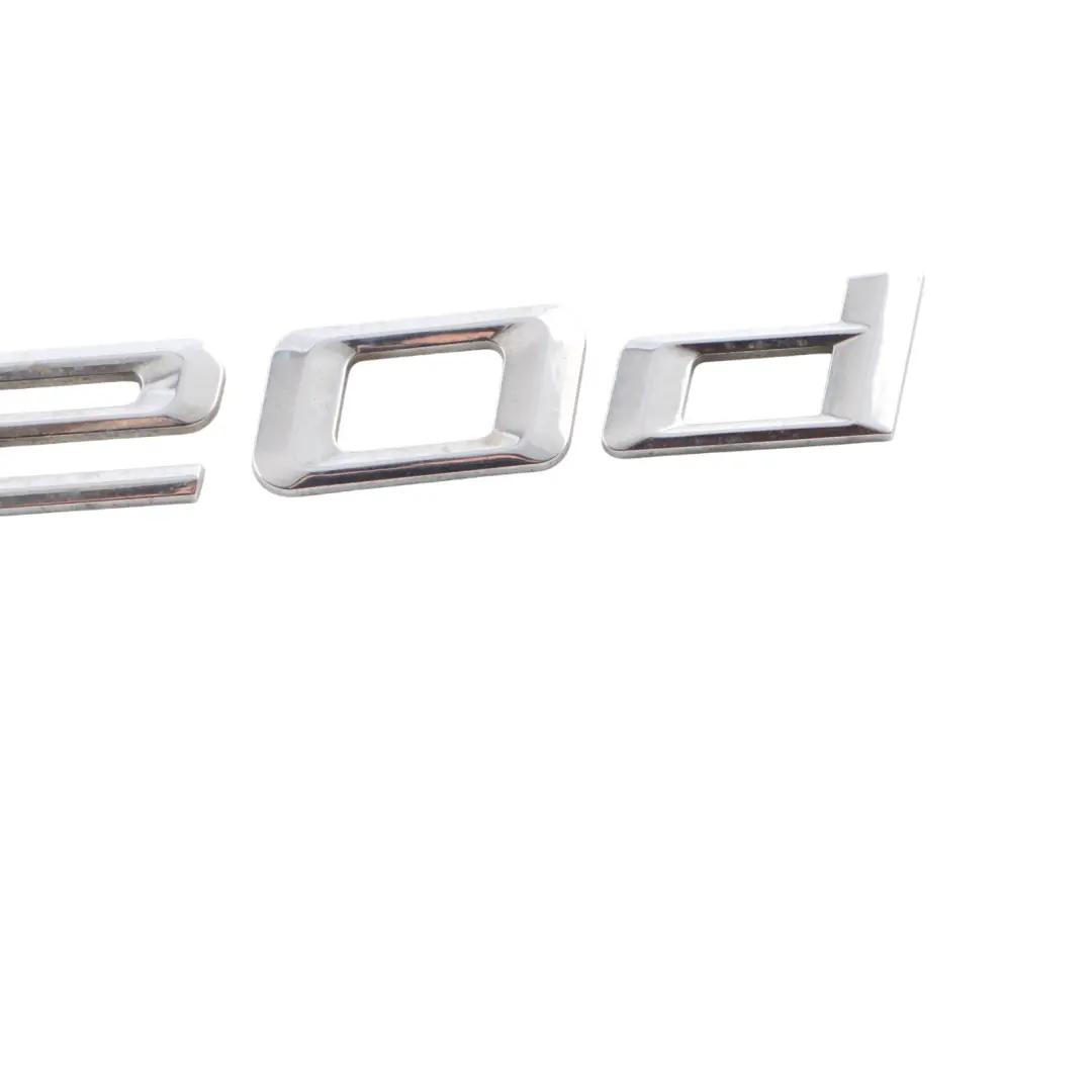 BMW F30 Emblema Adhesivo Para Tapa De Maletero Trasero Letras 320D - SKU 7289888 - Número de pieza 7289888