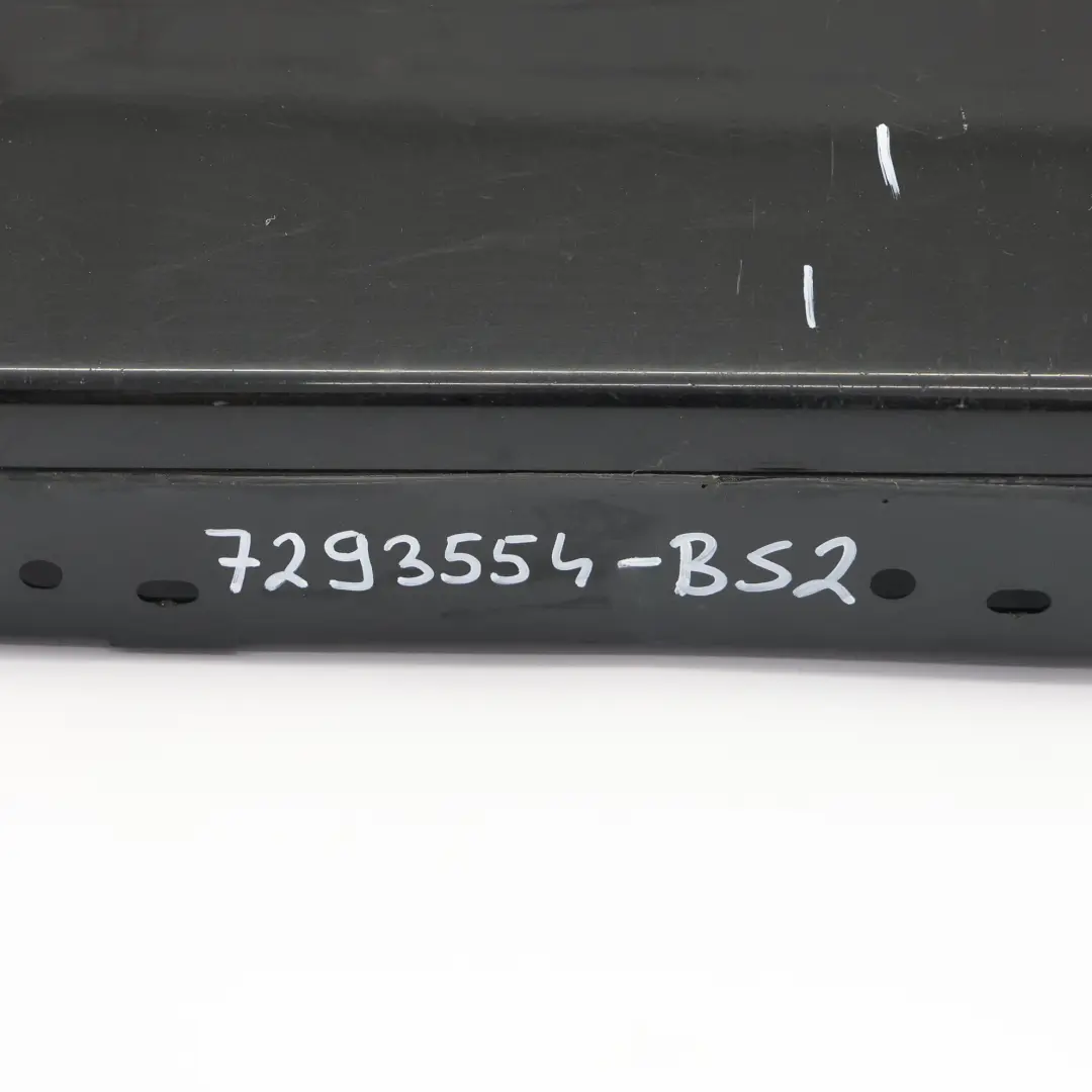 BMW F20 Faldón lateral Sill Strip Faldón lateral derecho Black Sapphire - 475 - SKU 7293554-BS2 - Número de pieza 7293554
