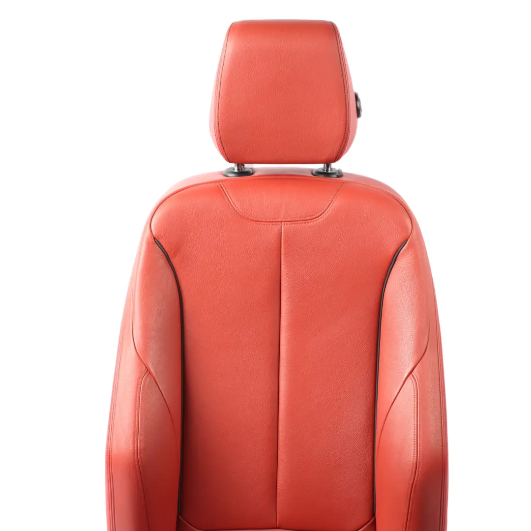 BMW F30 F31 F34 GT M Sport Front Seat Leather Dakota Korall Rot Red Left N/S - SKU 7295147-7 - Part number 7295147