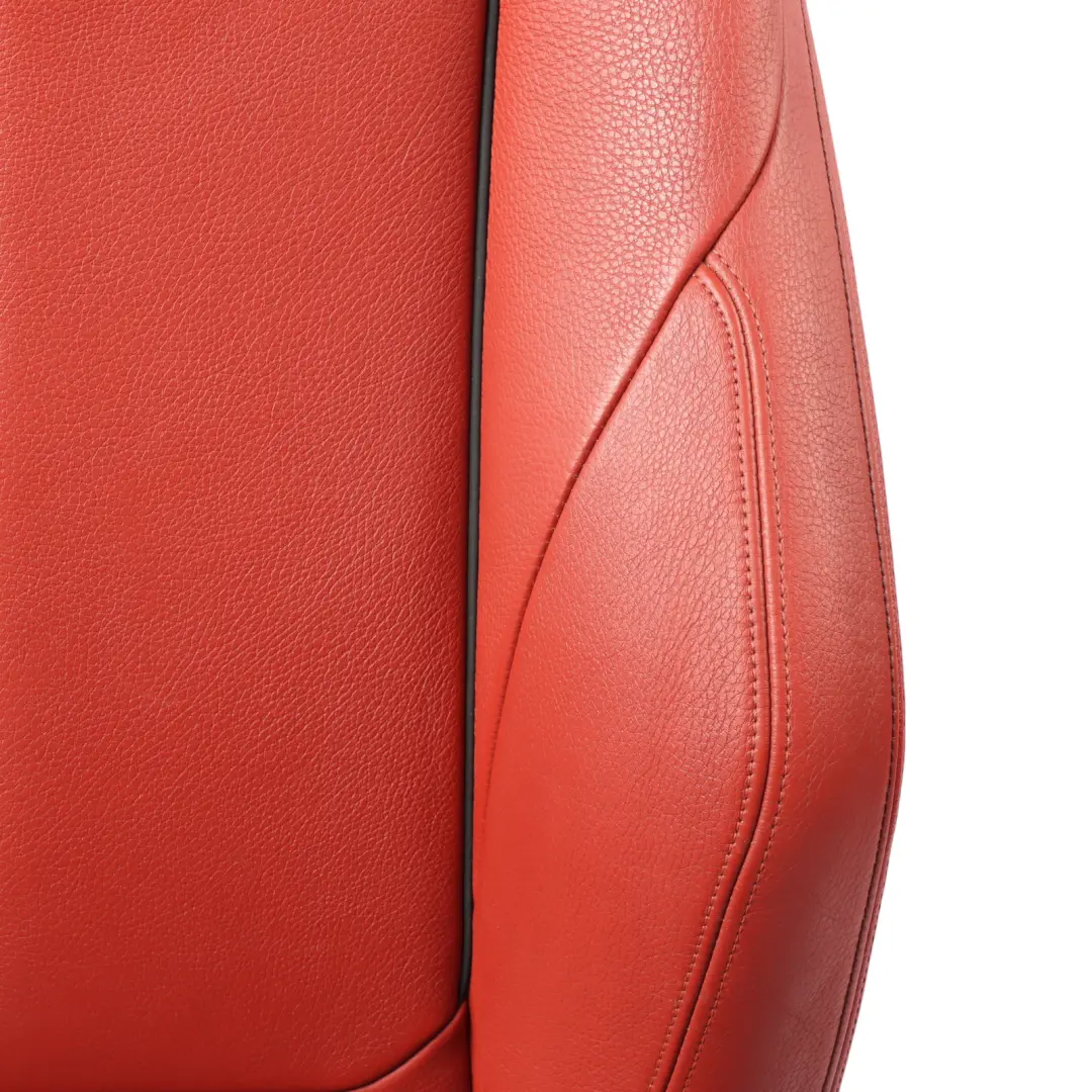 BMW F30 F31 F34 GT M Sport Front Seat Leather Dakota Korall Rot Red Left N/S - SKU 7295147-7 - Part number 7295147