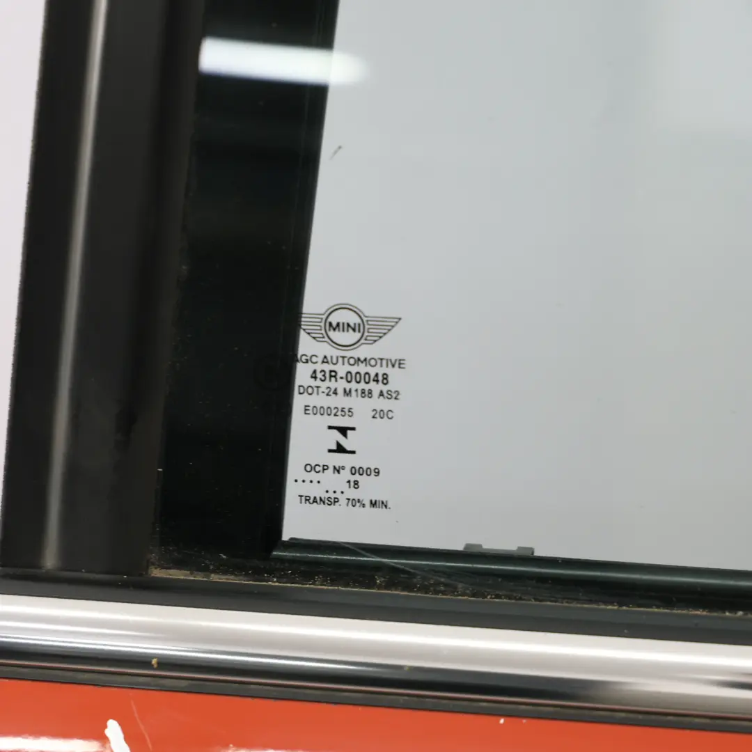 Tür Hinten Links Abdeckplatte Solaris Orange Metallic - C1B für Mini F55 mit Teilenummer 7327449 Mini F55 Tür Hinten Links Abdeckplatte Solaris Orange Metallic - C1B - SKU 7327449-SORG - Teilenummer 7327449