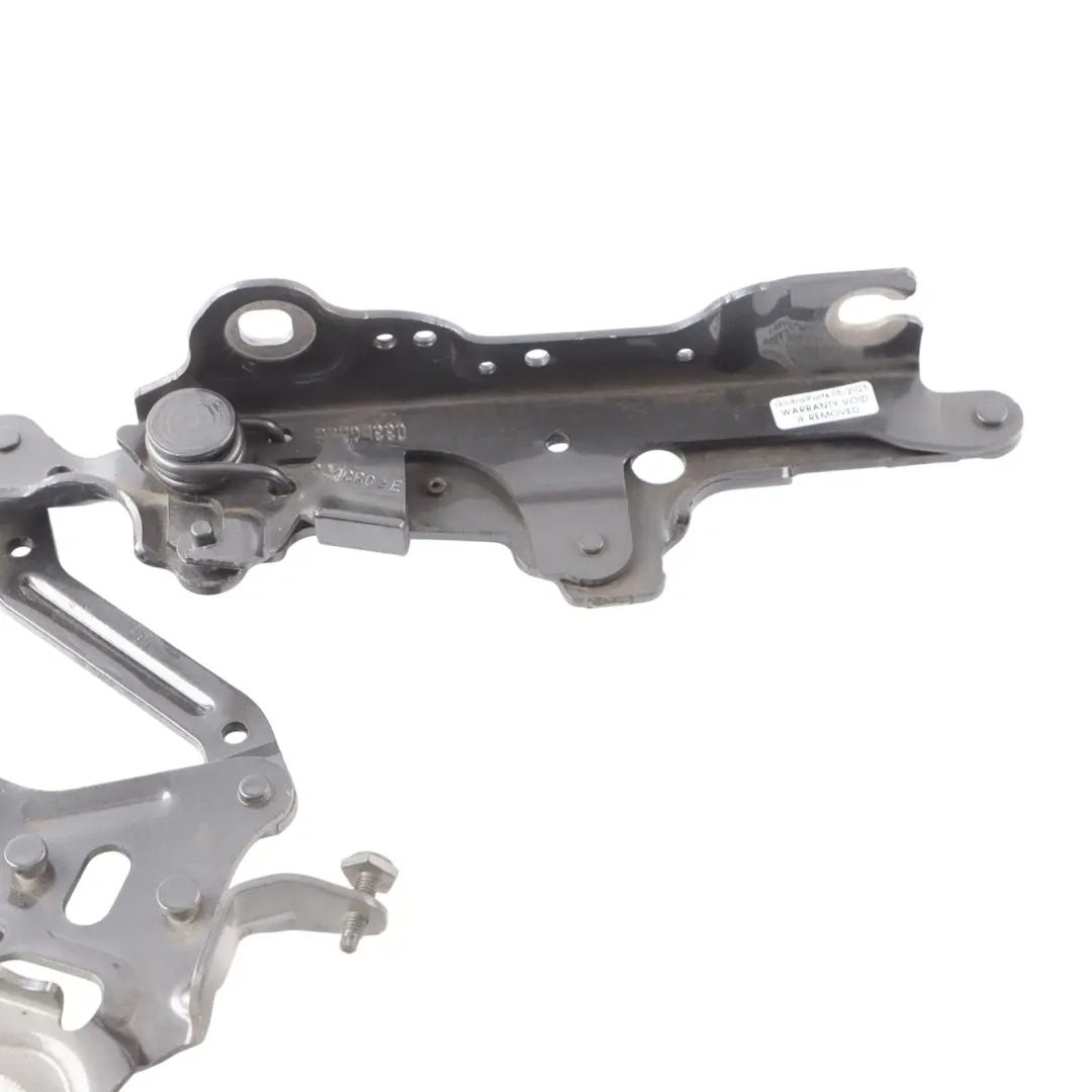 Front Left N/S Side Bonnet Hood Hinge Mineral Grau Metallic - B39 to BMW X1 F48 with Part number 7329441 BMW X1 F48 Front Left N/S Side Bonnet Hood Hinge Mineral Grau Metallic - B39 - SKU 7329441-MG - Part number 7329441