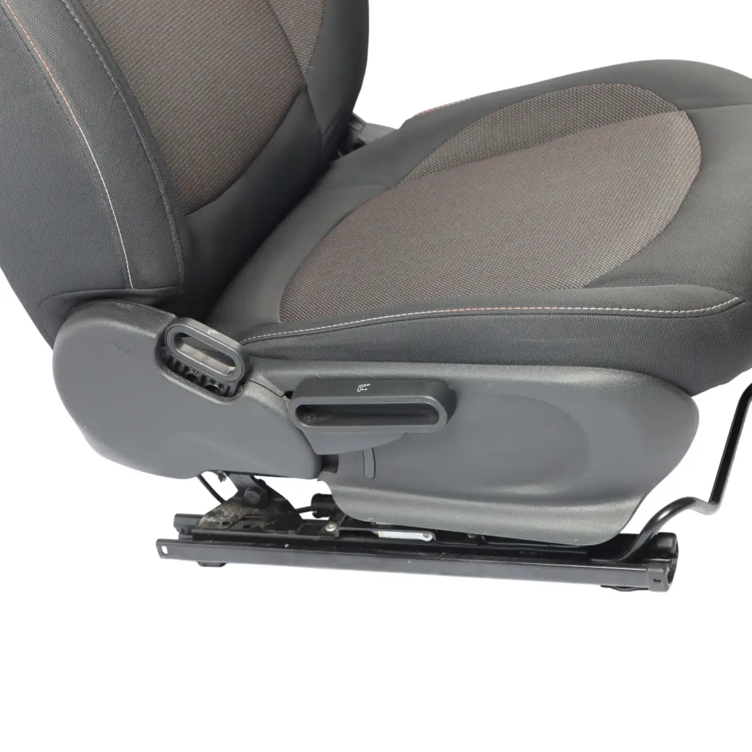 Front Right O/S Cloth Seat Fabric Firework / Carbon Black to Mini F56 with Part number 7340224 Mini F56 Front Right O/S Cloth Seat Fabric Firework / Carbon Black - SKU 7340224-1 - Part number 7340224