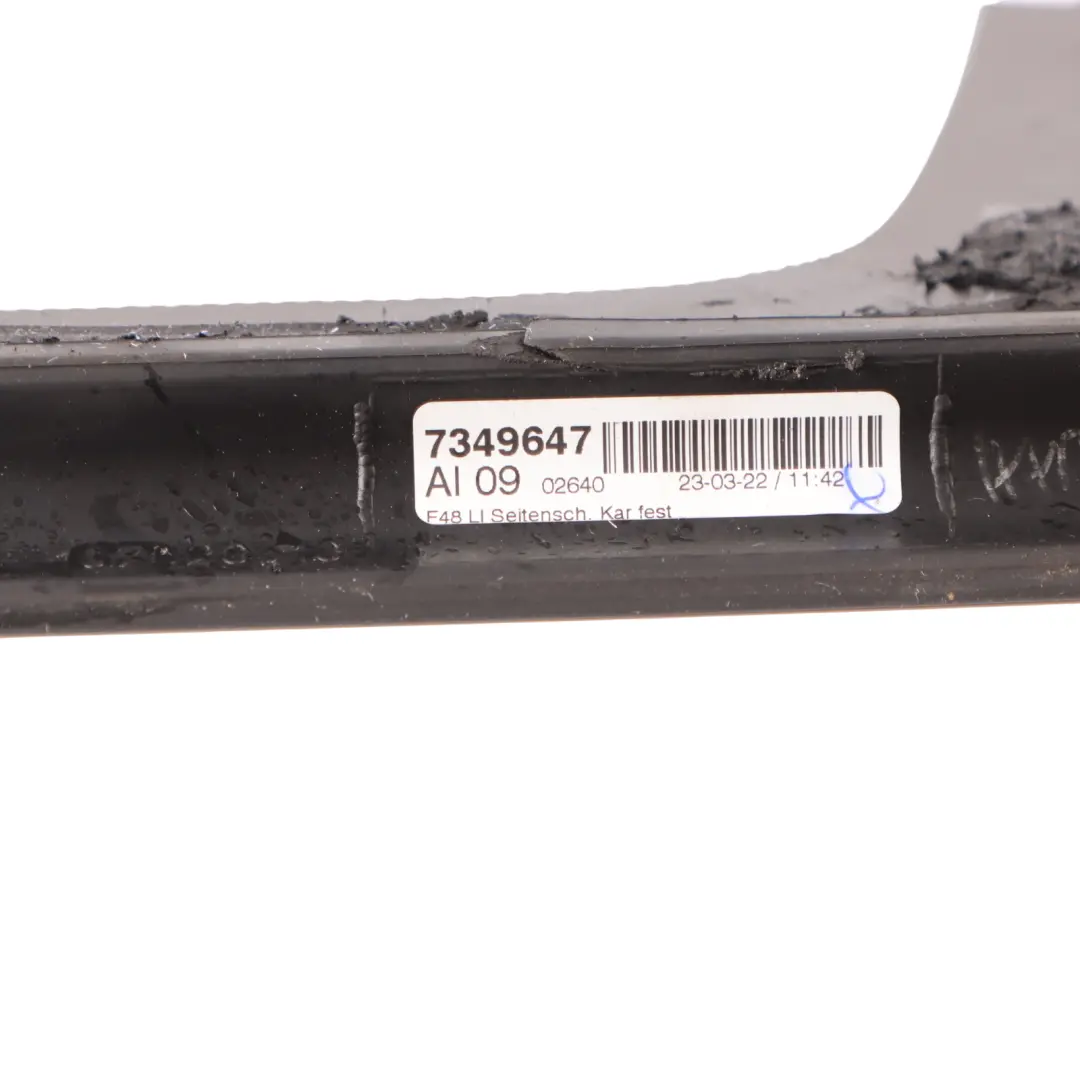 Left N/S Quarter Fixed Window Glass to BMW X1 F48 Rear with Part number 7349647 BMW X1 F48 Rear Left N/S Quarter Fixed Window Glass - SKU 7349647 - Part number 7349647