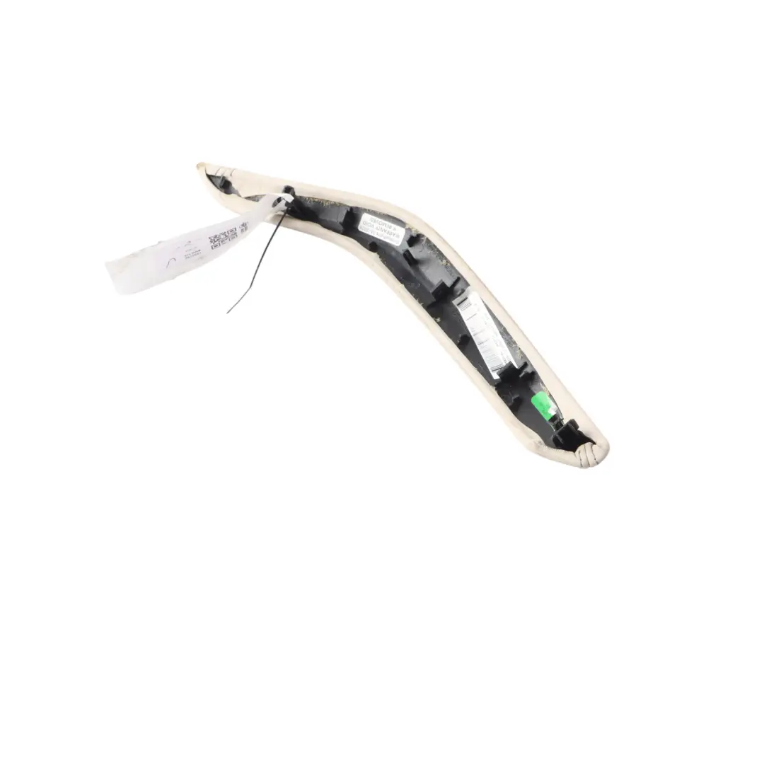 BMW F15 F16 Door Card Interior Handle Cover Grab Left N/S Leather Elfenbeinweiss - SKU RHD-7353759 - Part number 7353759