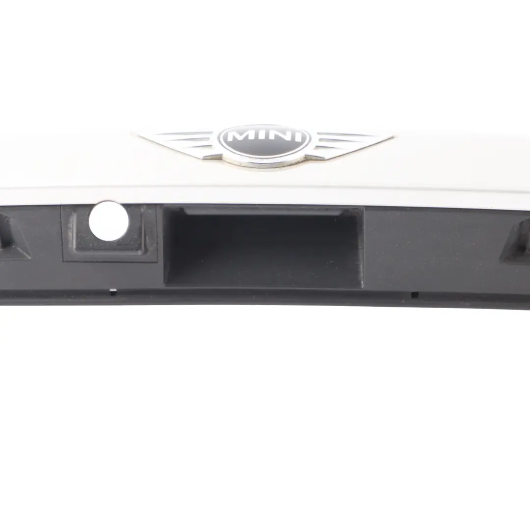 Trunk Lid Grip Button Cover Trim Aluminium to Mini Cooper F55 F56 Rear with Part number 7362123 Mini Cooper F55 F56 Rear Trunk Lid Grip Button Cover Trim Aluminium - SKU 7362123 - Part number 7362123