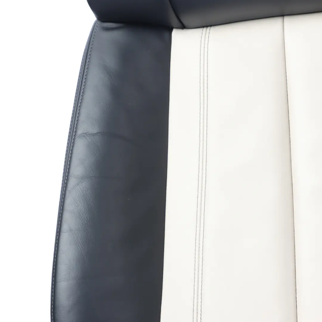 BMW X6 F16 Seat Bench Rear Couch Sofa Covering Leather Nappa Ivory White Black - SKU 7379015 - Part number 7379015