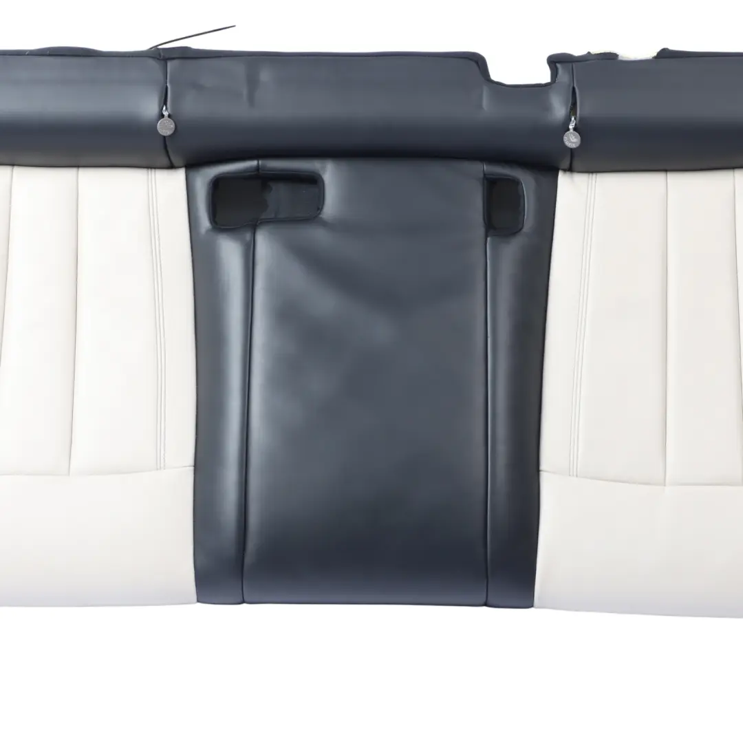 BMW X6 F16 Seat Bench Rear Couch Sofa Covering Leather Nappa Ivory White Black - SKU 7379015 - Part number 7379015