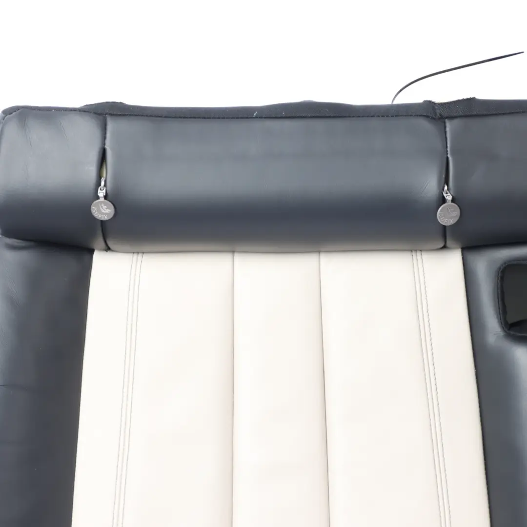 BMW X6 F16 Seat Bench Rear Couch Sofa Covering Leather Nappa Ivory White Black - SKU 7379015 - Part number 7379015