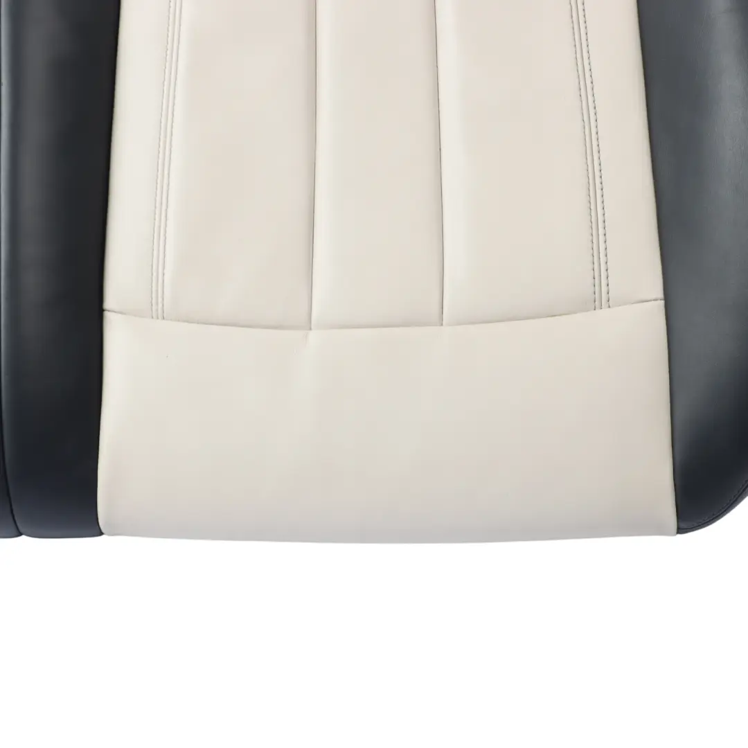 Bench Rear Couch Sofa Covering Leather Nappa Ivory White Black to BMW X6 F16 Seat with Part number 7379015 BMW X6 F16 Seat Bench Rear Couch Sofa Covering Leather Nappa Ivory White Black - SKU 7379015 - Part number 7379015