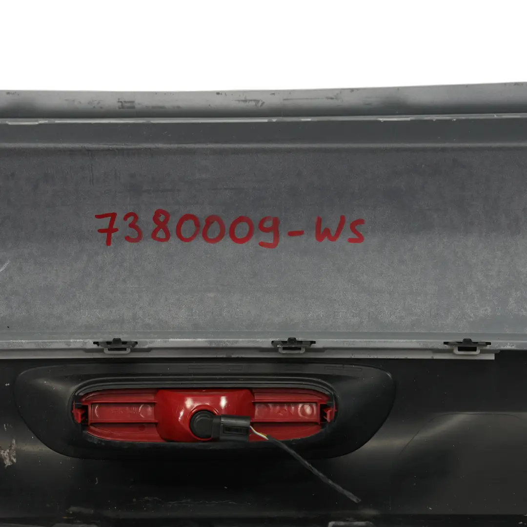 Mini F56 F57 Rear Bumper Complete Trim PDC White Silver Metallic - A62 - SKU 7380009-WS - Part number 7380009