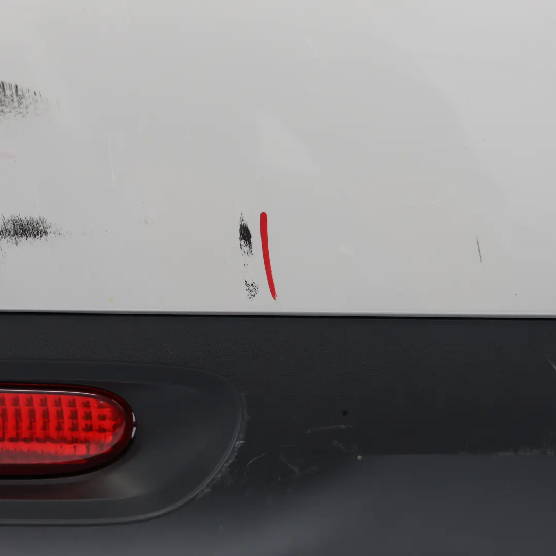 Bumper Complete Trim PDC White Silver Metallic - A62 to Mini F56 F57 Rear with Part number 7380009 Mini F56 F57 Rear Bumper Complete Trim PDC White Silver Metallic - A62 - SKU 7380009-WS - Part number 7380009