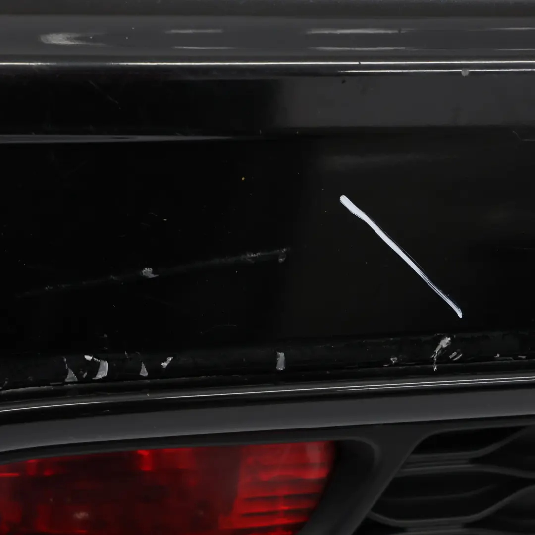 Bumper JCW Trim Panel Cover Midnight Black Metallic - A94 to Mini F56 F57 Rear with Part number 7382173 Mini F56 F57 Rear Bumper JCW Trim Panel Cover Midnight Black Metallic - A94 - SKU 7382173-MNB - Part number 7382173