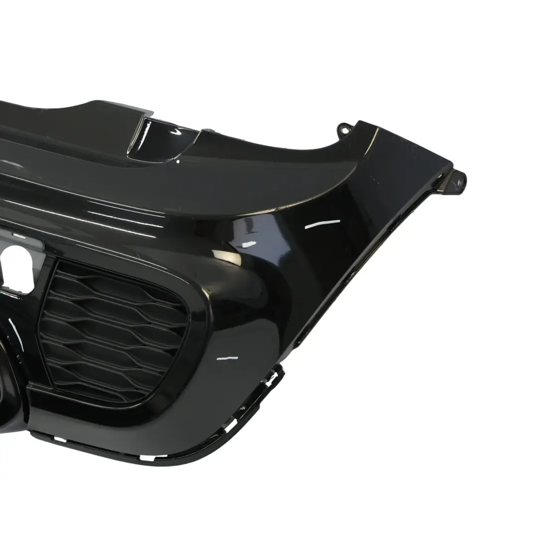 Paraurti posteriore JCW Coperchio pannello Midnight Black A94 per Mini F56 F57 con numero di parte 7382173 Mini F56 F57 Paraurti posteriore JCW Coperchio pannello Midnight Black A94 - SKU 7382173-MNB - Numero di parte 7382173