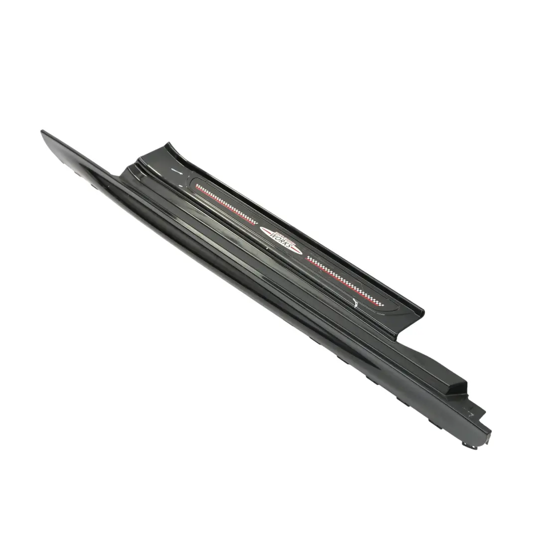 Cache latérale droite JCW Couvercle de seuil Midnight Black A94 pour Mini F56 F57 à propos du numéro de pièce 7382182 Mini F56 F57 Cache latérale droite JCW Couvercle de seuil Midnight Black A94 - SKU 7382182-MNB - Numéro de pièce 7382182