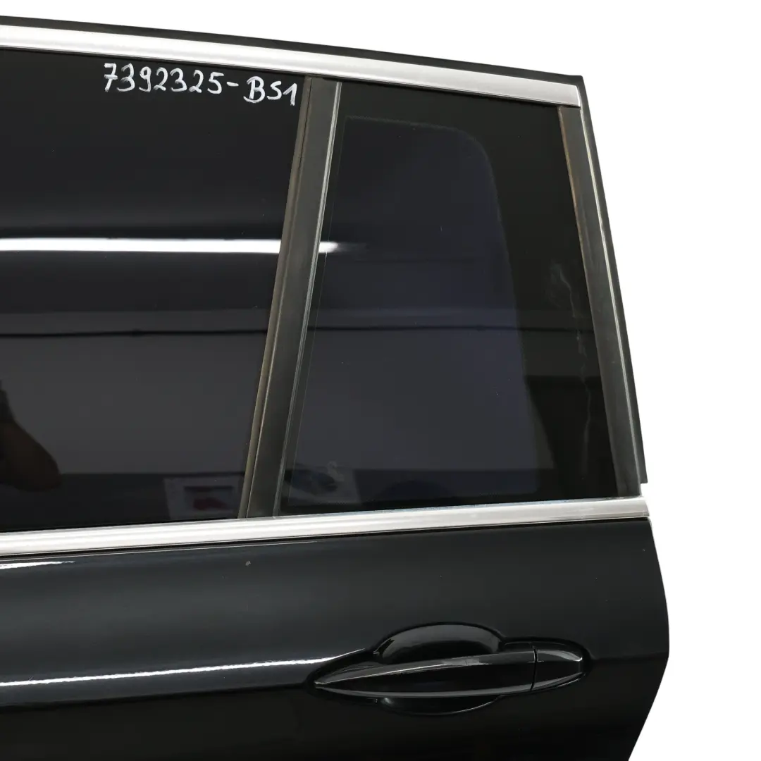 BMW F46 Gran Tourer Door Rear Left N/S Black Sapphire Metallic - 475 - SKU 7392325-BS1 - Part number 7392325