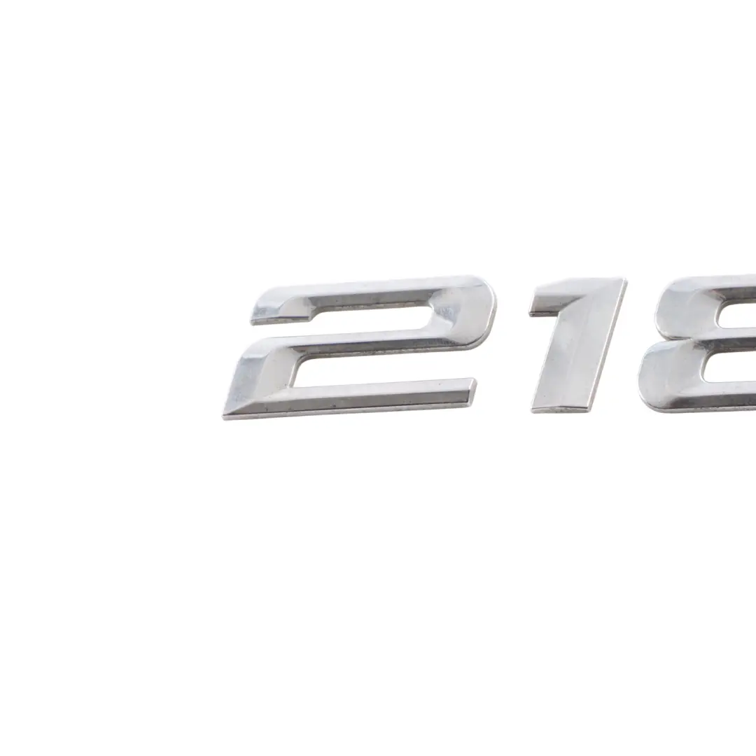 BMW F22 F23 Emblema Lettering Tapa Maletero Trasero 218i - SKU 7423375 - Número de pieza 7423375