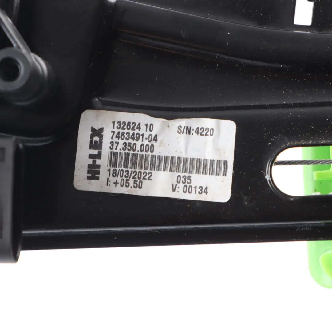 BMW X1 F48 Rear Passenger Side Window Lifter Regulator Motor Left N/S - SKU 7463491 - Part number 7463491