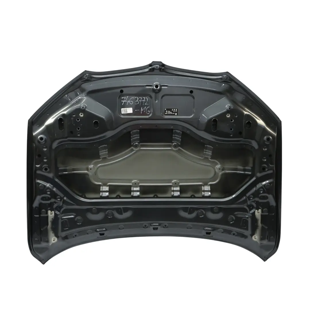 Hood Bonnet Engine Cover Panel Mineralgrau Grey Metallic - B39 to BMW F48 with Part number 7463772 BMW F48 Hood Bonnet Engine Cover Panel Mineralgrau Grey Metallic - B39 - SKU 7463772-MG - Part number 7463772