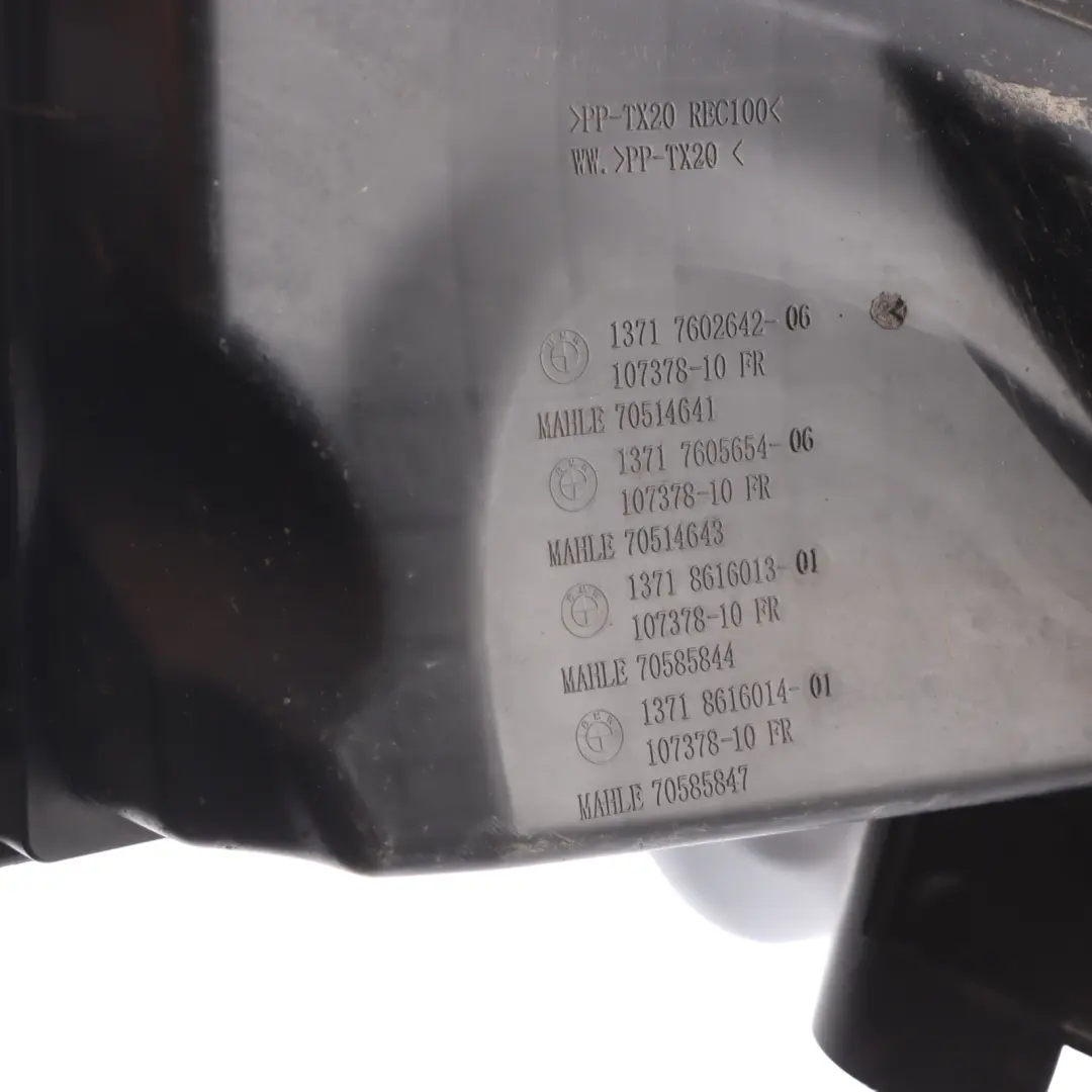 Filter Box Intake Duct Pipe Filter Housing to BMW F20 F21 F30 F32 Air with Part number 7602642 BMW F20 F21 F30 F32 Air Filter Box Intake Duct Pipe Filter Housing - SKU 7602642-3 - Part number 7602642