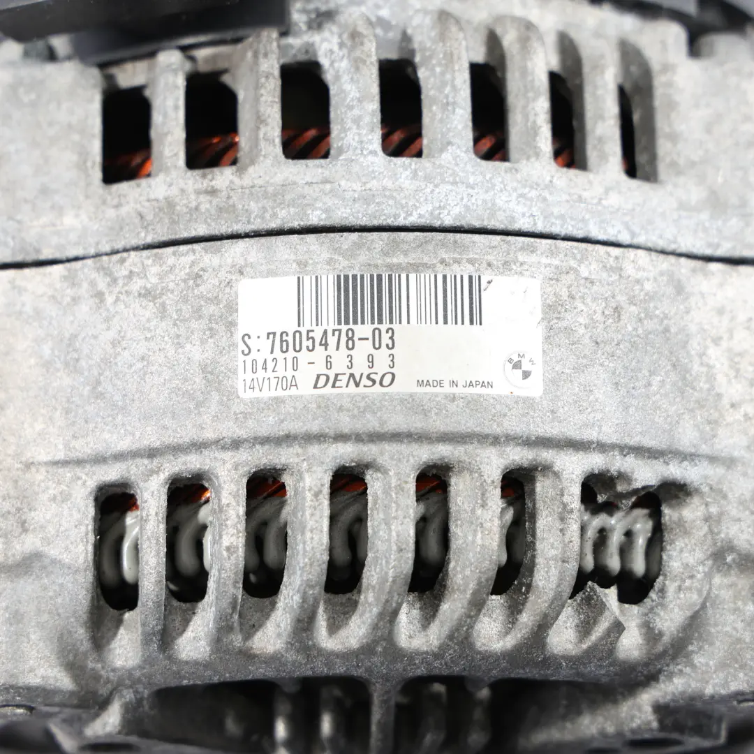 Benziner Lichtmaschine Generator 170A BMW Z4 F20 F30 E89 - SKU 7605478-1 - Teilenummer 7605478