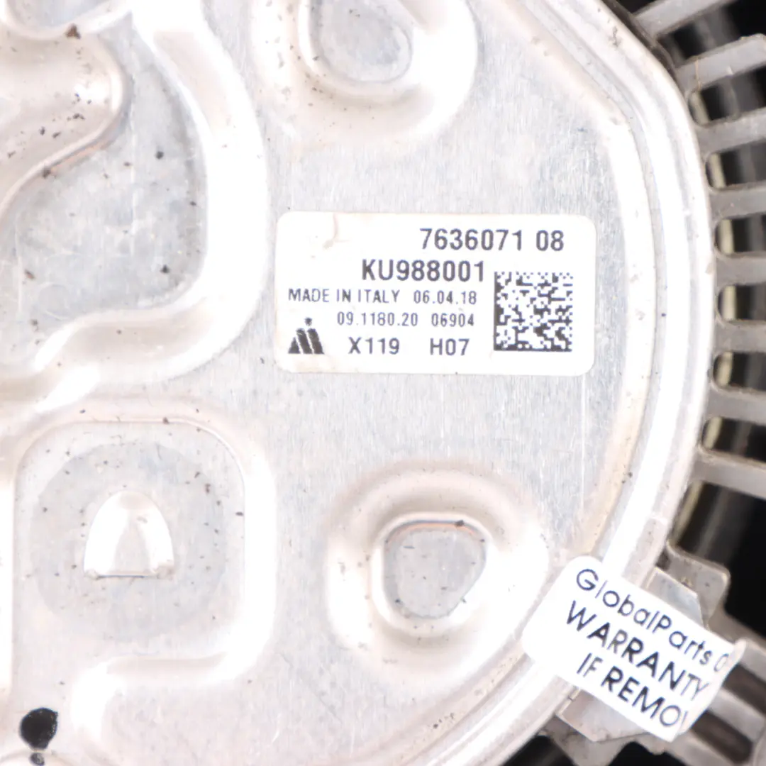 Radiator Fan Motor BMW F40 F48 Mini F56 F60 Engine Cooling Unit 600W 8596241 to with Part number 7636071 Radiator Fan Motor BMW F40 F48 Mini F56 F60 Engine Cooling Unit 600W 8596241 - SKU 7636071-1 - Part number 7636071