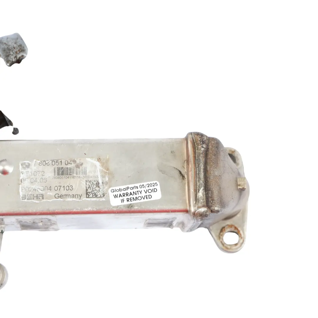 BMW E81 E82 E87 LCI 123D N47S Collettore Di Scarico EGR Raffreddatore - SKU 7806051-2 - Numero di parte 7806051