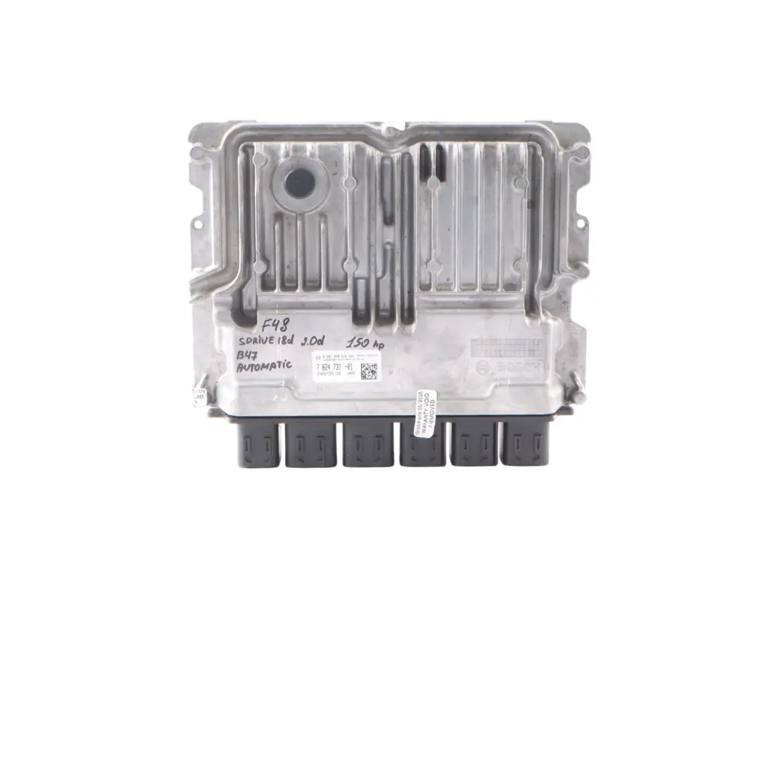 BMW X1 F48 sDrive 18d B47 150HP Engine Unit ECU Kit DDE 7824731 Automatic - SKU 7824731-1 - Part number 9886542