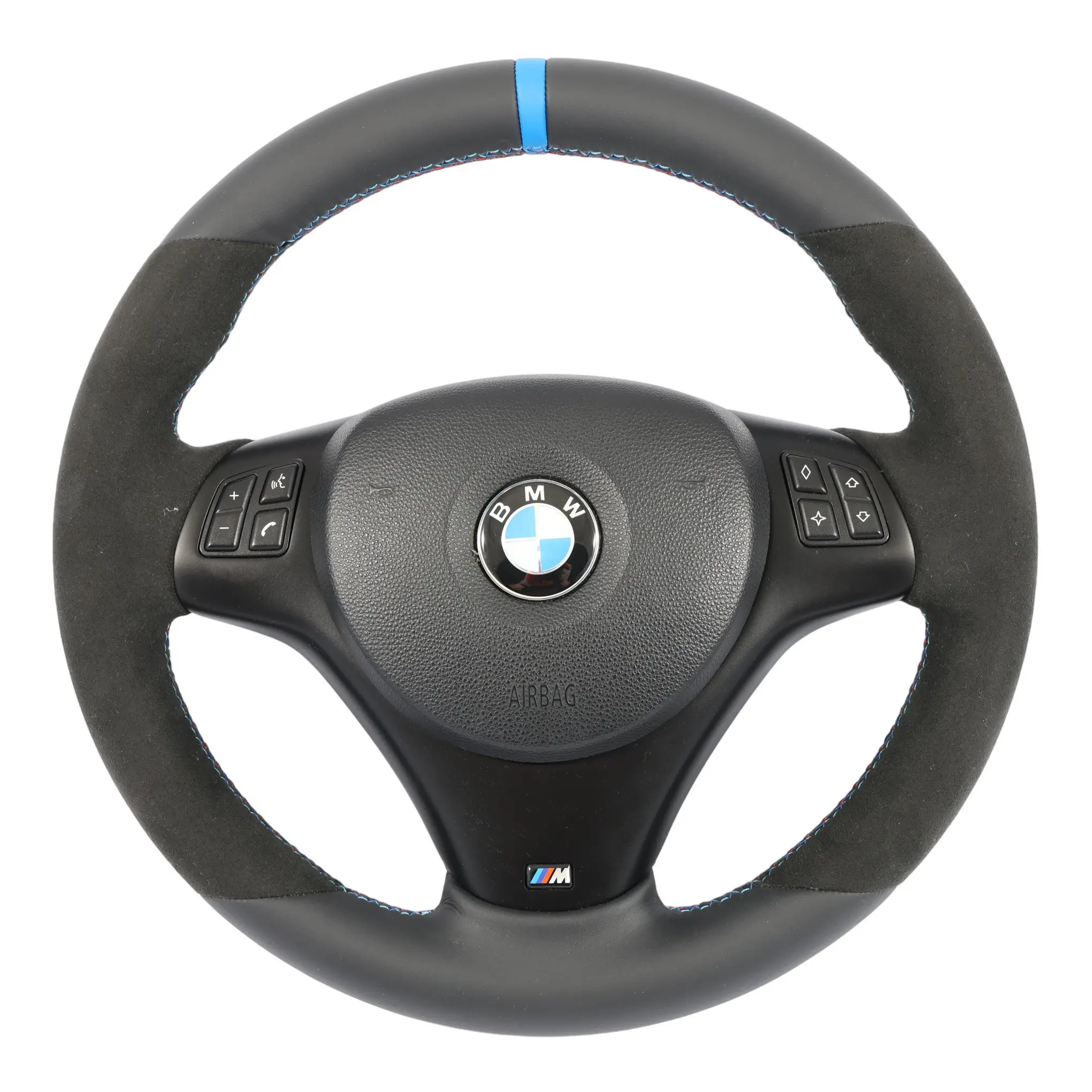 BMW E81 E82 E87 E88 E90 E91 E92 E93 NOUVEAU Volant Épais En Cuir M-Sport
