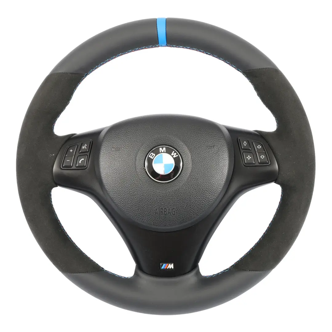NUOVO Volante In Pelle M-Sport Di Spessore per BMW E81 E82 E87 E88 E90 E91 E92 E93 con numero di parte 7839114-9 BMW E81 E82 E87 E88 E90 E91 E92 E93 NUOVO Volante In Pelle M-Sport Di Spessore - SKU 7839114-9-SET - Numero di parte 7839114-9