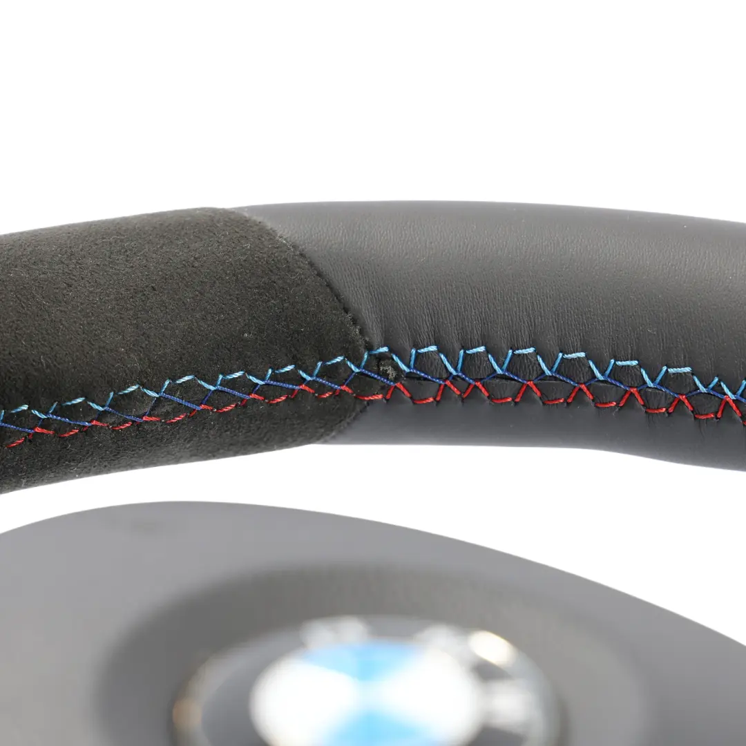 Leather M-Sport Thick Steering Wheel to BMW E81 E82 E87 E88 E90 E91 E92 E93 NEW with Part number 7839114-9 BMW E81 E82 E87 E88 E90 E91 E92 E93 NEW Leather M-Sport Thick Steering Wheel - SKU 7839114-9-SET - Part number 7839114-9