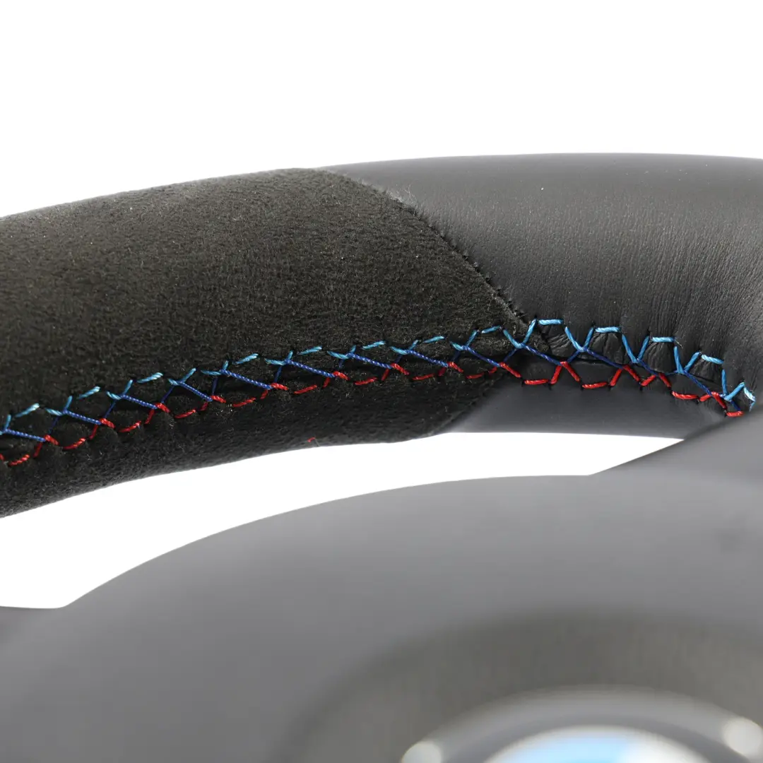 NUEVO Volante De Cuero M-Sport Grueso para BMW E81 E82 E87 E88 E90 E91 E92 E93 con número de pieza 7839114-9 BMW E81 E82 E87 E88 E90 E91 E92 E93 NUEVO Volante De Cuero M-Sport Grueso - SKU 7839114-9-SET - Número de pieza 7839114-9