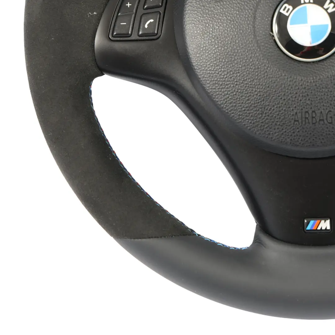 Leather M-Sport Thick Steering Wheel to BMW E81 E82 E87 E88 E90 E91 E92 E93 NEW with Part number 7839114-9 BMW E81 E82 E87 E88 E90 E91 E92 E93 NEW Leather M-Sport Thick Steering Wheel - SKU 7839114-9-SET - Part number 7839114-9