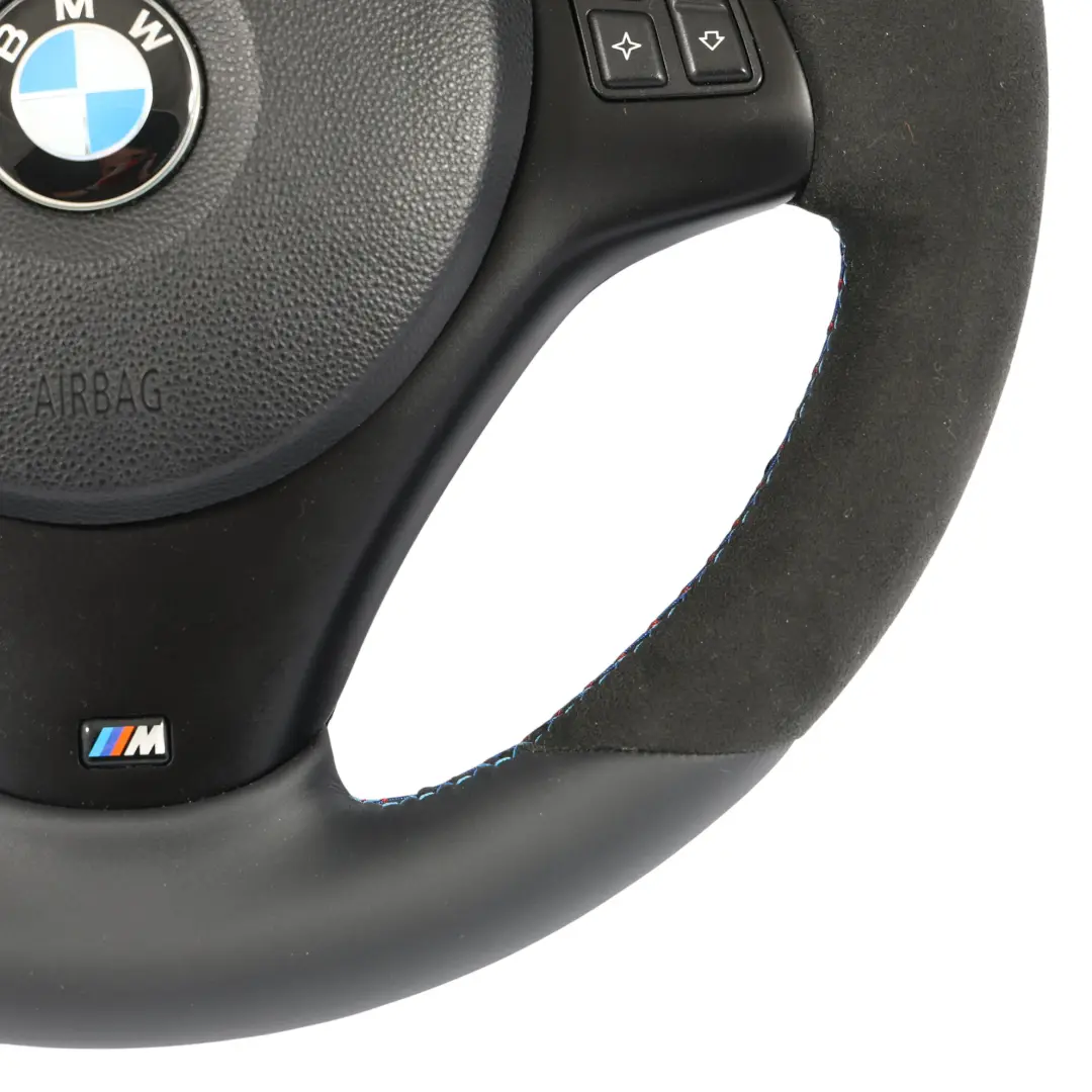 Leather M-Sport Thick Steering Wheel to BMW E81 E82 E87 E88 E90 E91 E92 E93 NEW with Part number 7839114-9 BMW E81 E82 E87 E88 E90 E91 E92 E93 NEW Leather M-Sport Thick Steering Wheel - SKU 7839114-9-SET - Part number 7839114-9