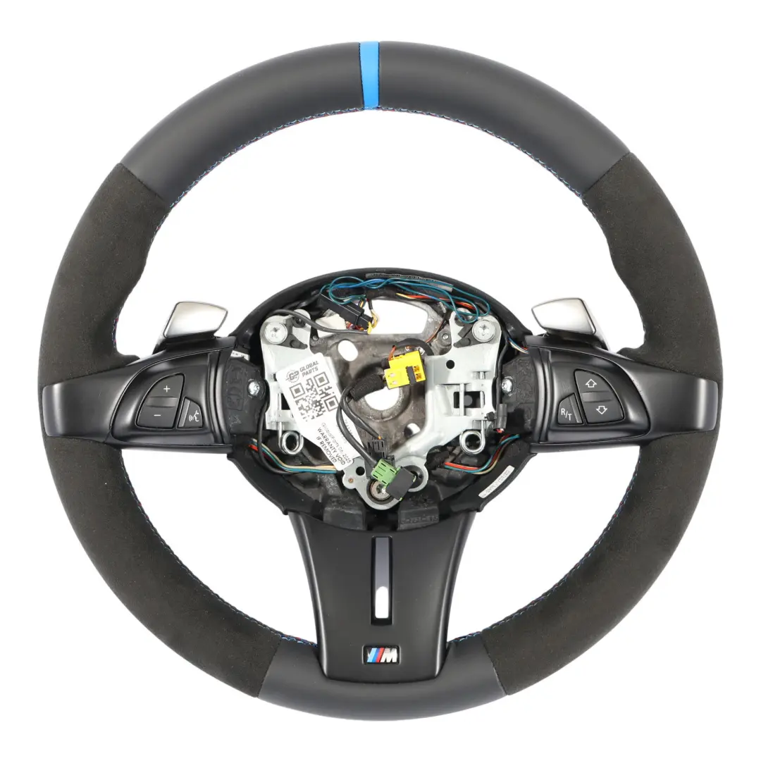Steering Wheel NEW Black Leather Alcantara M Sport Paddle Shift to BMW Z4 E85 E86 with Part number 7841386 BMW Z4 E85 E86 Steering Wheel NEW Black Leather Alcantara M Sport Paddle Shift - SKU 7841386-1 - Part number 7841386