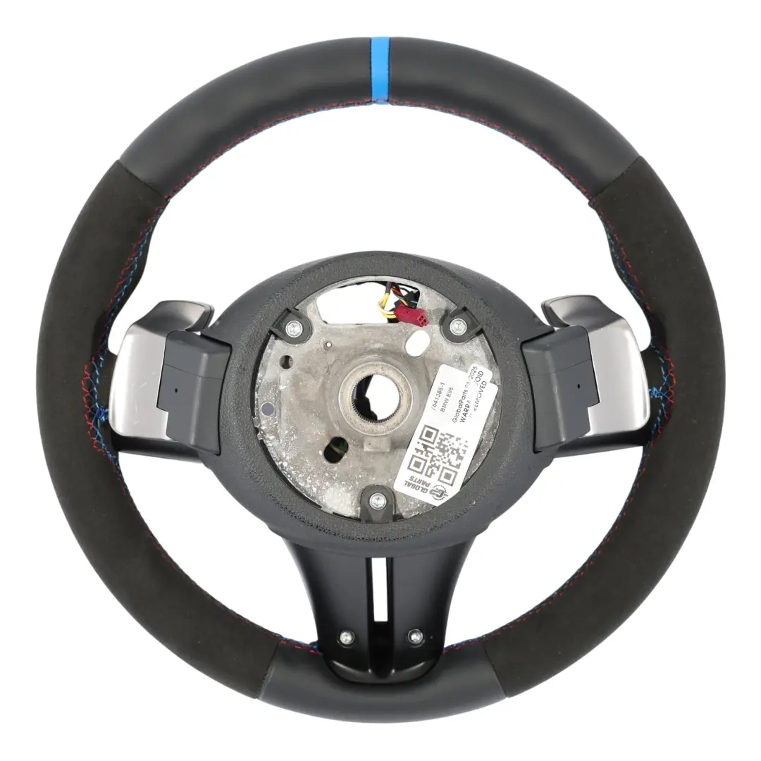 Kierownica NOWA Czarna Skóra Alcantara M Sport Łopatki do BMW Z4 E85 E86 o numerze 7841386 BMW Z4 E85 E86 Kierownica NOWA Czarna Skóra Alcantara M Sport Łopatki - SKU 7841386-1 - Numer Części 7841386