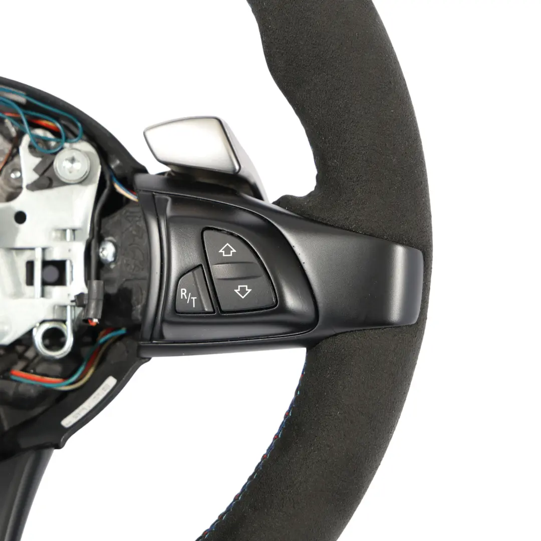 Steering Wheel NEW Black Leather Alcantara M Sport Paddle Shift to BMW Z4 E85 E86 with Part number 7841386 BMW Z4 E85 E86 Steering Wheel NEW Black Leather Alcantara M Sport Paddle Shift - SKU 7841386-1 - Part number 7841386
