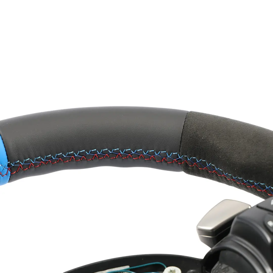 Kierownica NOWA Czarna Skóra Alcantara M Sport Łopatki do BMW Z4 E85 E86 o numerze 7841386 BMW Z4 E85 E86 Kierownica NOWA Czarna Skóra Alcantara M Sport Łopatki - SKU 7841386-1 - Numer Części 7841386