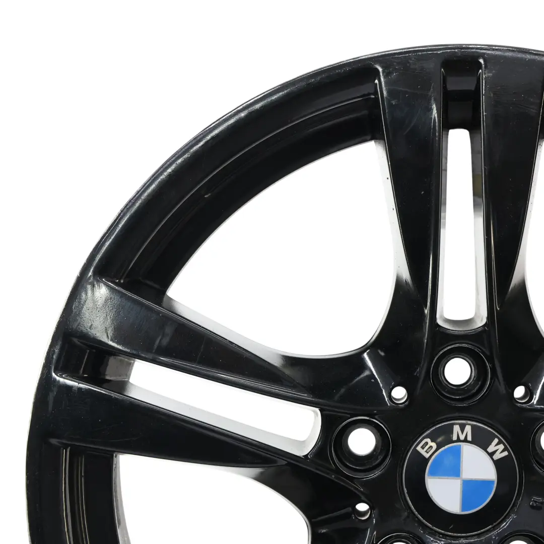 Alloy Rim 18" 8J ET:30 M Double Spoke 355 to BMW X1 E84 Black Wheel with Part number 7842636 BMW X1 E84 Black Wheel Alloy Rim 18" 8J ET:30 M Double Spoke 355 - SKU 7842636-6 - Part number 7842636