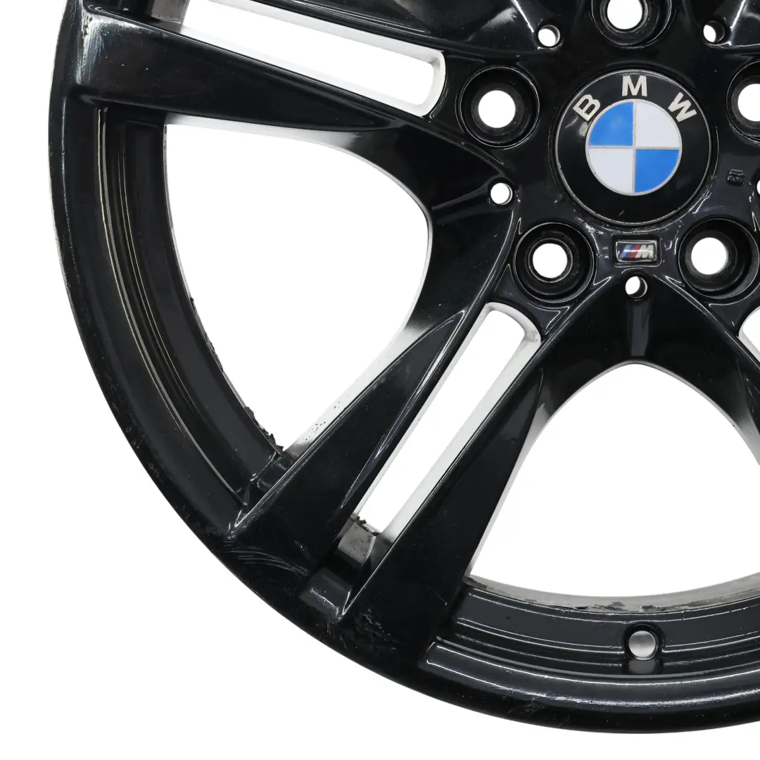 Alloy Rim 18" 8J ET:30 M Double Spoke 355 to BMW X1 E84 Black Wheel with Part number 7842636 BMW X1 E84 Black Wheel Alloy Rim 18" 8J ET:30 M Double Spoke 355 - SKU 7842636-6 - Part number 7842636