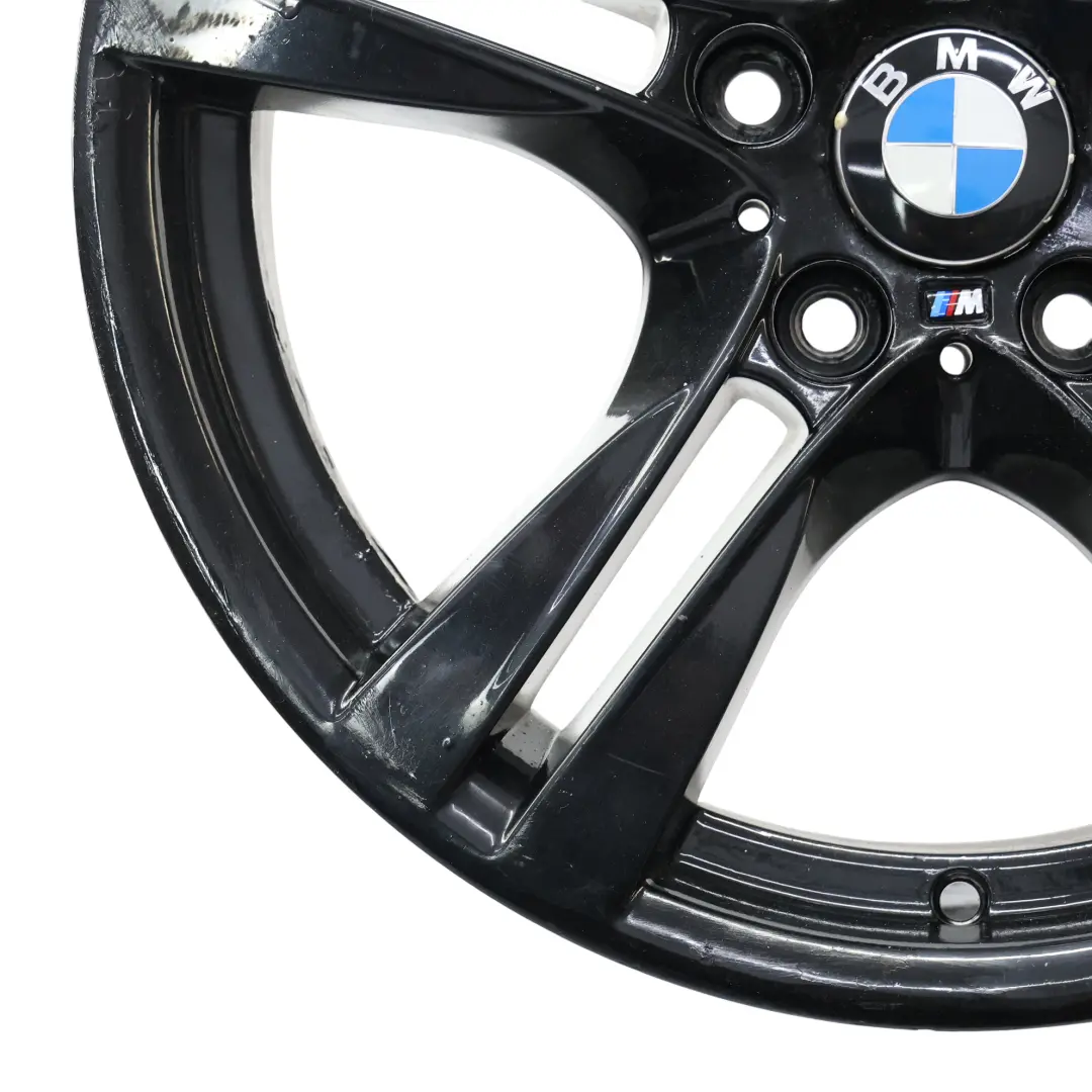 Alloy Rim 18" M Double Spoke 355 9J ET:41 to BMW X1 E84 Black Rear Wheel with Part number 7842637 BMW X1 E84 Black Rear Wheel Alloy Rim 18" M Double Spoke 355 9J ET:41 - SKU 7842637-2 - Part number 7842637