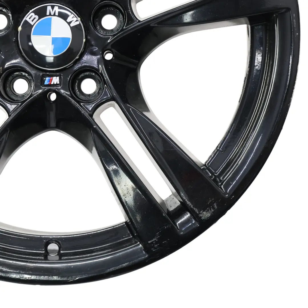 Alloy Rim 18" M Double Spoke 355 9J ET:41 to BMW X1 E84 Black Rear Wheel with Part number 7842637 BMW X1 E84 Black Rear Wheel Alloy Rim 18" M Double Spoke 355 9J ET:41 - SKU 7842637-2 - Part number 7842637