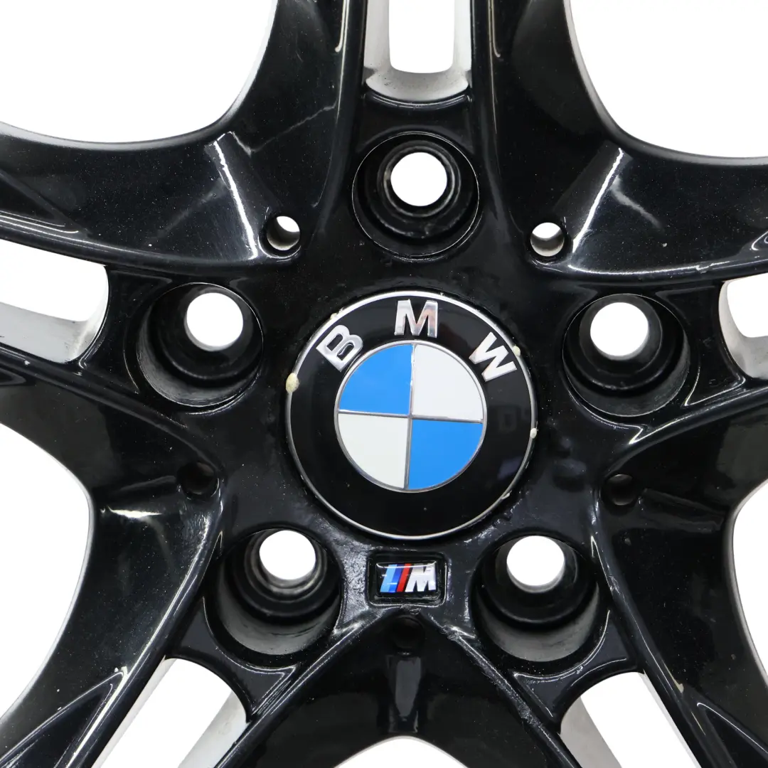 Alloy Rim 18" M Double Spoke 355 9J ET:41 to BMW X1 E84 Black Rear Wheel with Part number 7842637 BMW X1 E84 Black Rear Wheel Alloy Rim 18" M Double Spoke 355 9J ET:41 - SKU 7842637-2 - Part number 7842637