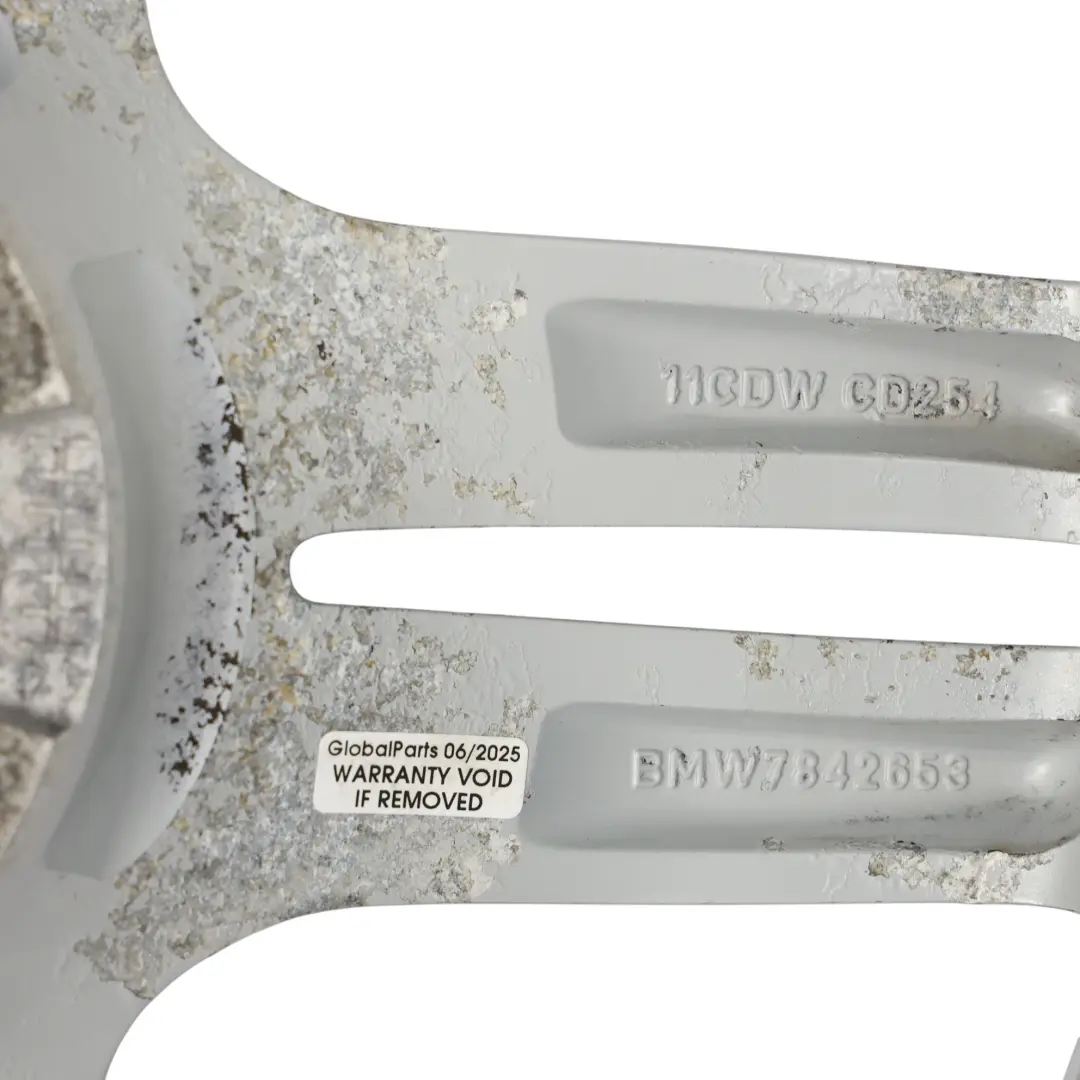 Alloy Rim M Double Spoke 351 9J 19" ET:44 to BMW F10 F12 Silver Rear Wheel with Part number 7842653 BMW F10 F12 Silver Rear Wheel Alloy Rim M Double Spoke 351 9J 19" ET:44 - SKU 7842653-10 - Part number 7842653