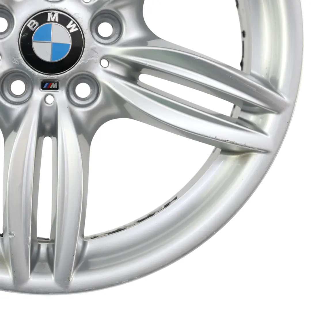 Alloy Rim M Double Spoke 351 9J 19" ET:44 to BMW F10 F12 Silver Rear Wheel with Part number 7842653 BMW F10 F12 Silver Rear Wheel Alloy Rim M Double Spoke 351 9J 19" ET:44 - SKU 7842653-10 - Part number 7842653
