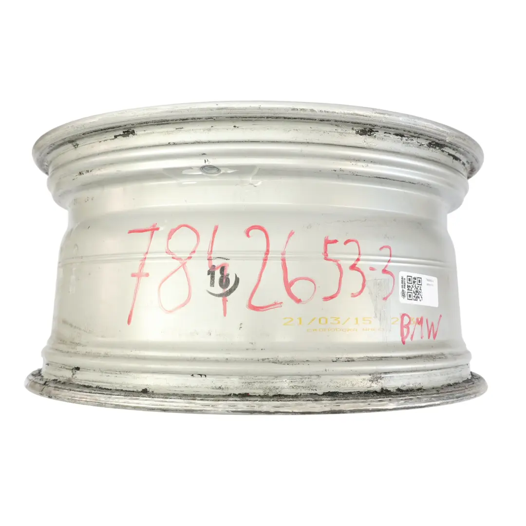 BMW F10 F12 Silver Rear Wheel Alloy Rim M Double Spoke 351 9J 19" ET:44 - SKU 7842653-3 - Part number 7842653