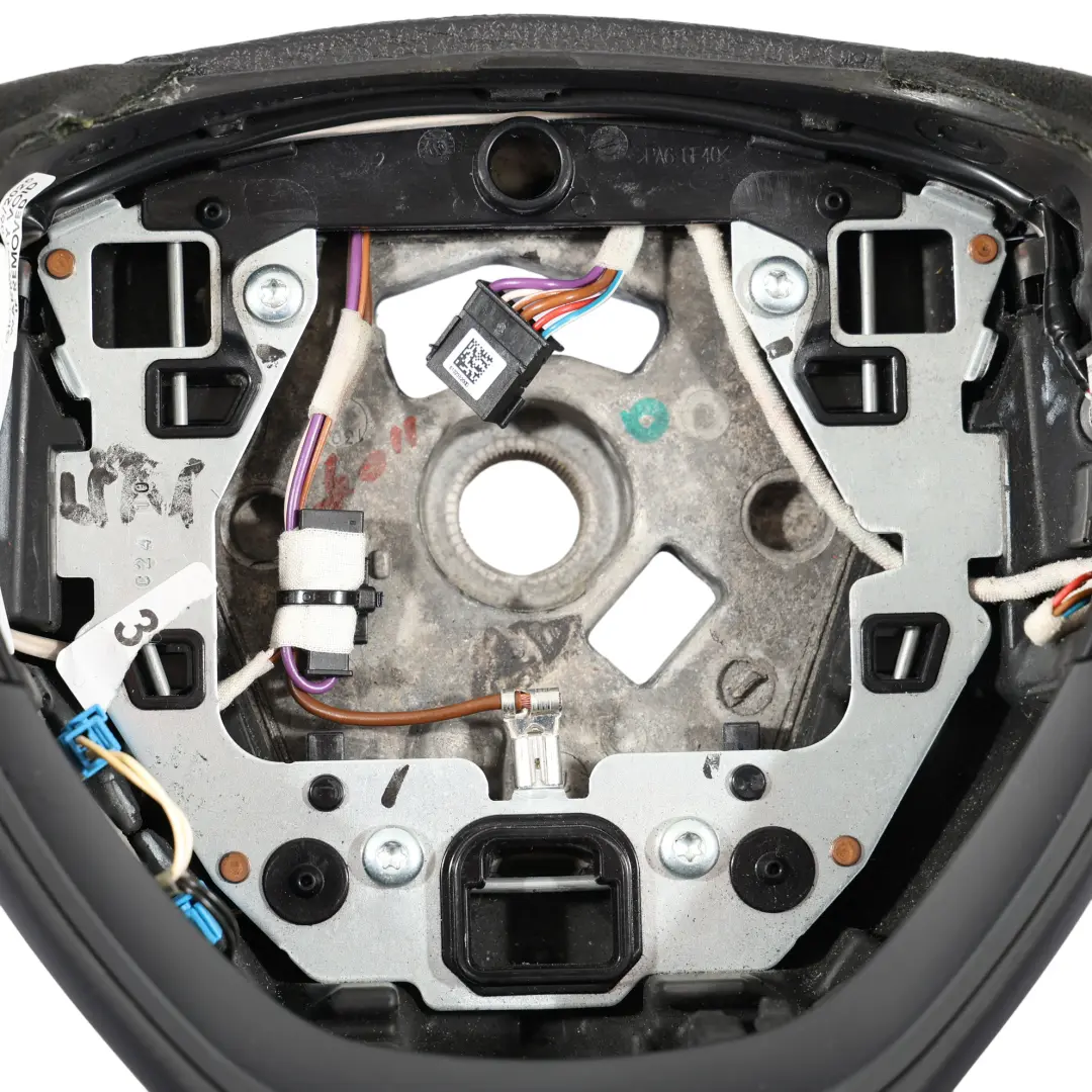 BMW F10 F11 F07 M Sport NUOVO volante in pelle nera Alcantara Cambio al volante - SKU 7844103-2 - Numero di parte 7844103